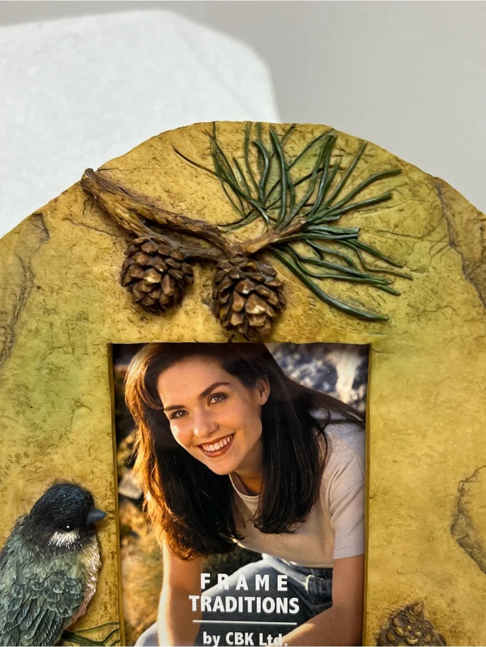 Frame Traditions Rustic Bird & Pinecone Picture Frame